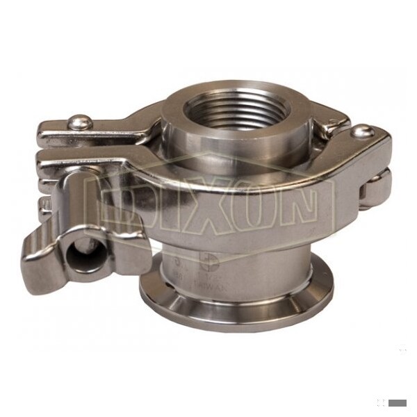 Air Blow Check Valve, 2 in, FNPT, 316L Stainless Steel Body, EPDM Softgoods
